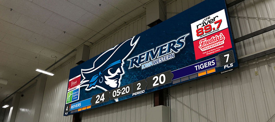 iB1410 Basketball LED Video Scoreboard at Millard North High School